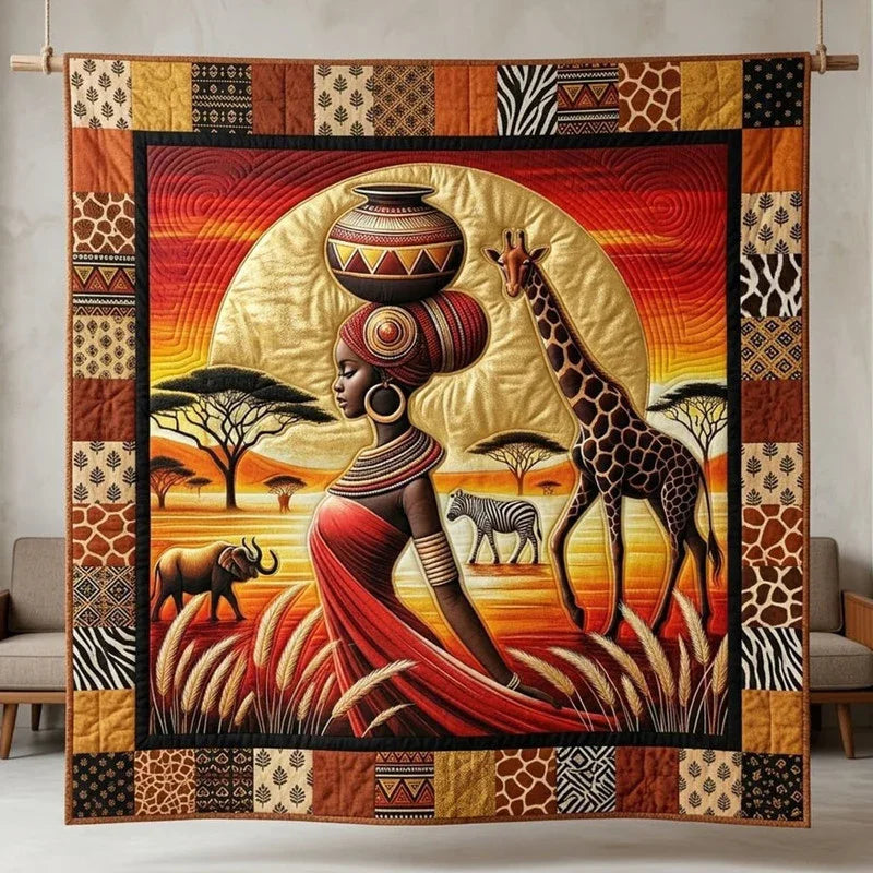 Savannah Empress Quilt Blanket - Quilted Blanket by OtterMia