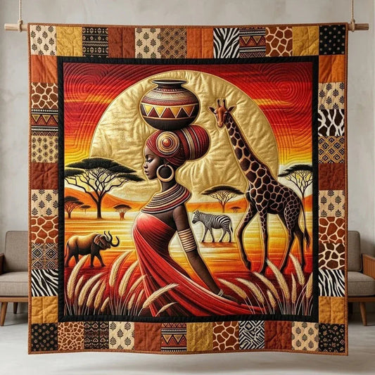 Savannah Empress Quilt Blanket - Quilted Blanket by OtterMia