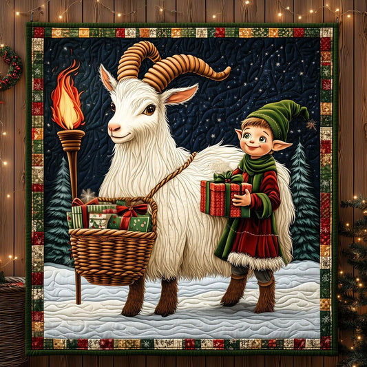 Scandi Christmas Legend Quilt Blanket