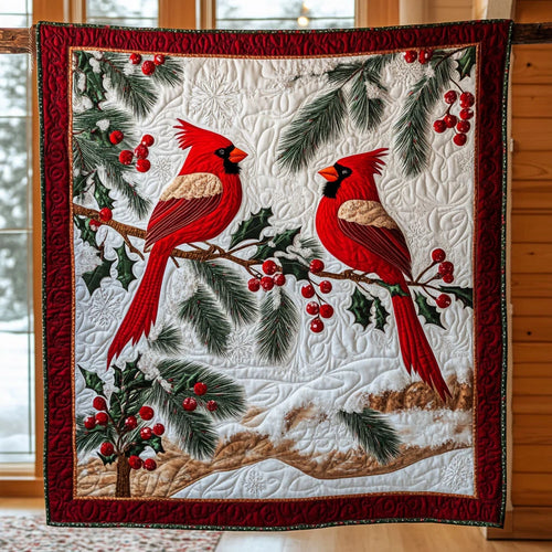 Scarlet Perch Quilt Blanket
