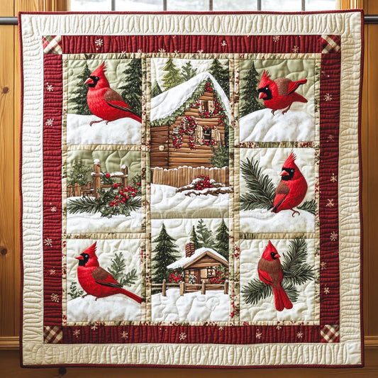 Scarlet Song Quilt Blanket