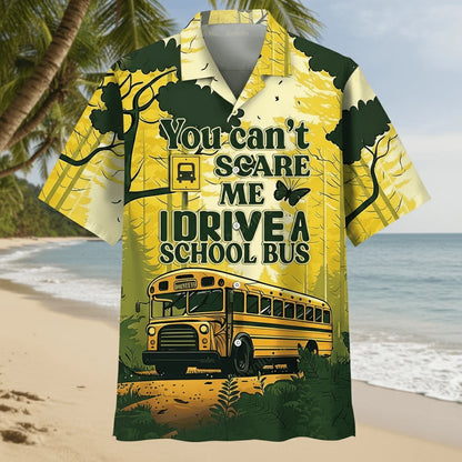 School Bus Drive Hawaiian Shirt, custom shirt gift for men (view 6)