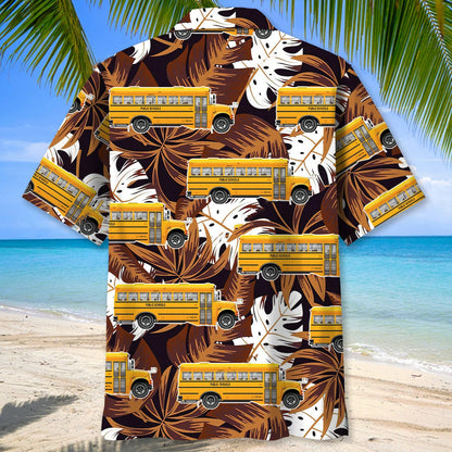 School Bus Hawaiian Shirt, custom shirt gift for men (view 6)