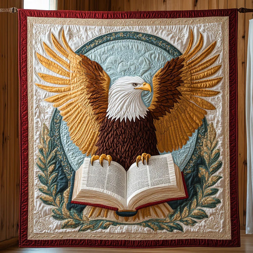 Scroll Of Freedom Quilt Blanket