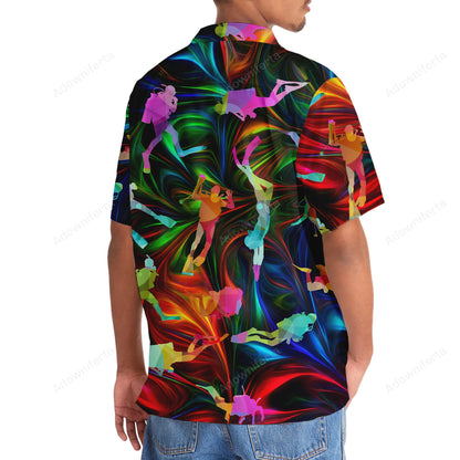 Scuba Diving Color Hawaiian Shirt, custom shirt gift for men (view 5)