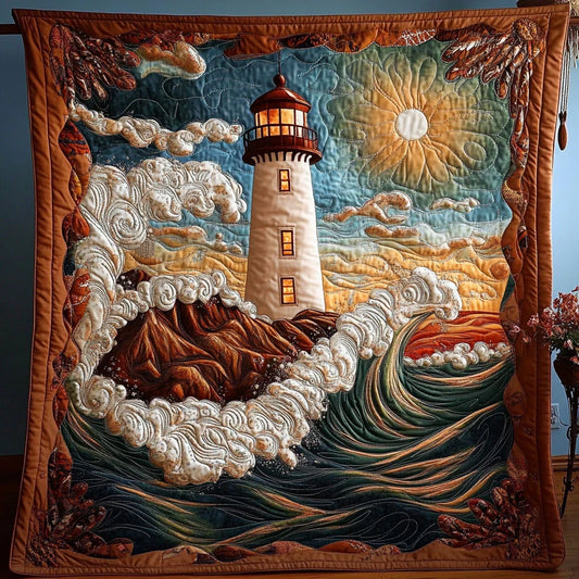 Seaborn Flame Quilt Blanket