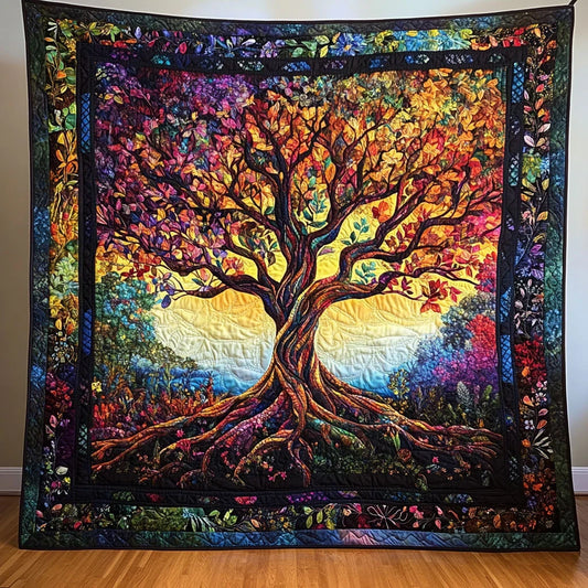 Seasons Of Color Quilt Blanket