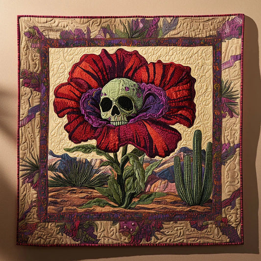 Secret Skull Quilt Blanket