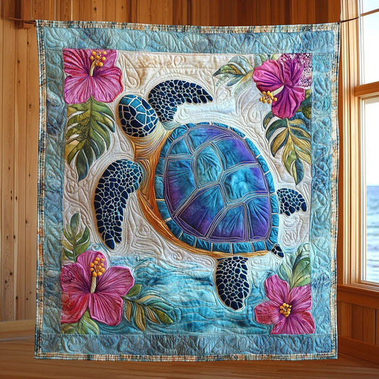 Serenity Turtle Quilt Blanket