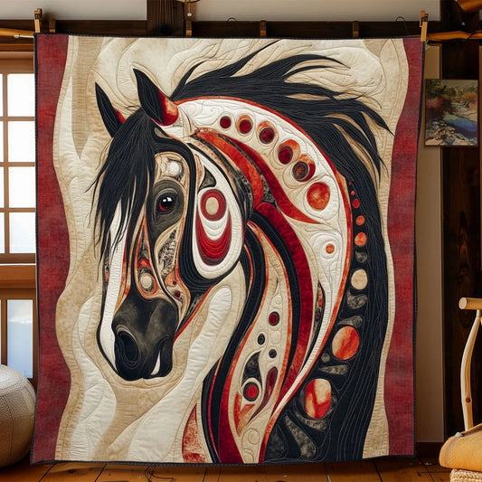 Shadow Gallop Quilt Blanket