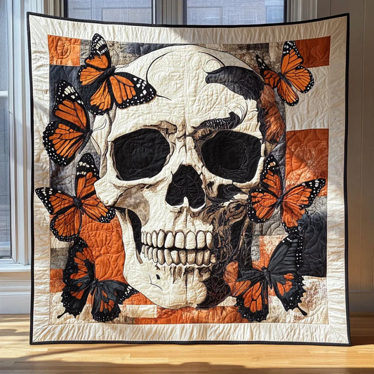 Shadow Skull Quilt Blanket