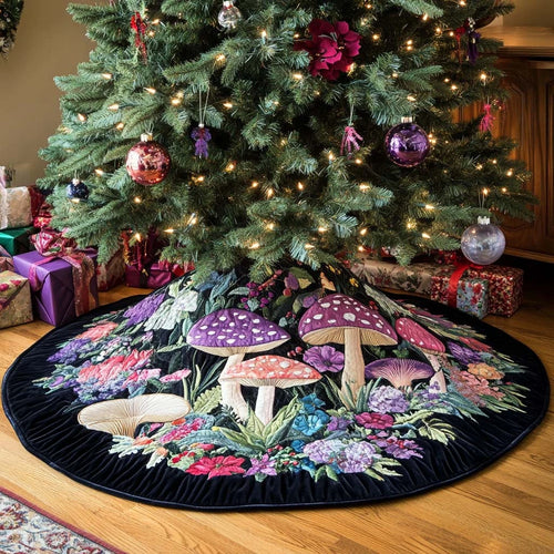 Shady Patch Delight Christmas Quilted Tree Skirt