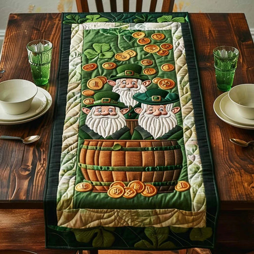 Shamrock Promise Quilted Table Runner