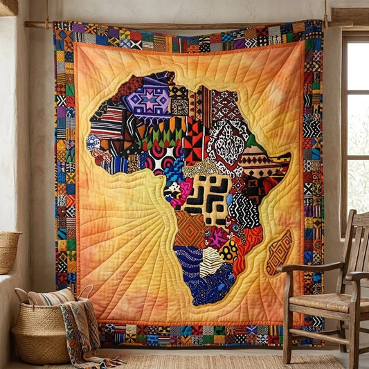 Shaped by Heritage Quilt Blanket - Quilted Blanket by OtterMia