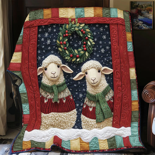 Sheep Harmony Quilt Blanket