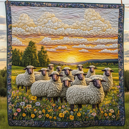 Sheep Meadow Quilt Blanket