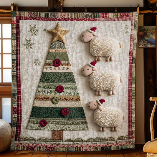 Sheep Winter Wonderland Quilt Blanket