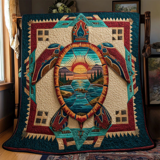 Shell Of Creation Quilt Blanket
