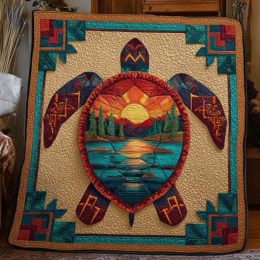Shell Of The Ancestors Quilt Blanket