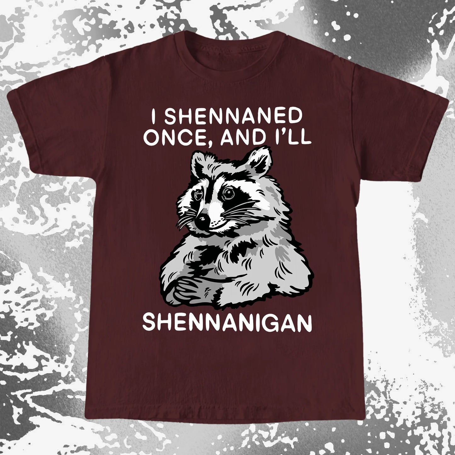 Raccoon Shenanigans T-Shirt, Sarcastic Humor Quote, Mischief Animal Art, funny meme tee gift (view 15)