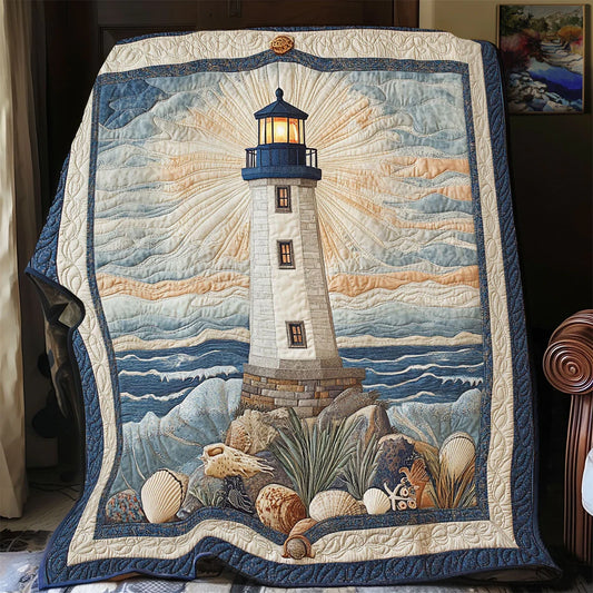 Shoreline Beacon Quilt Blanket