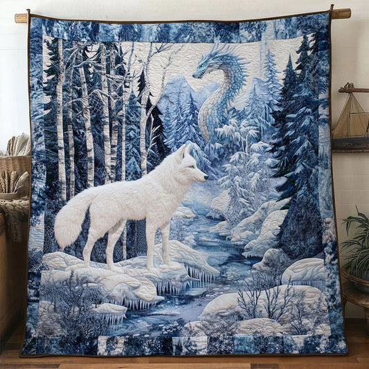Silent Dragon Quilt Blanket