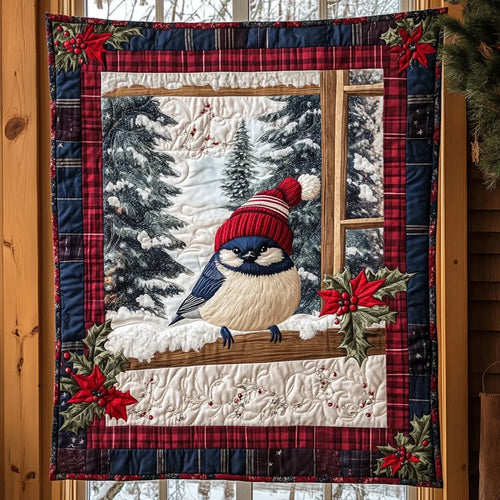 Silent Feathers Quilt Blanket