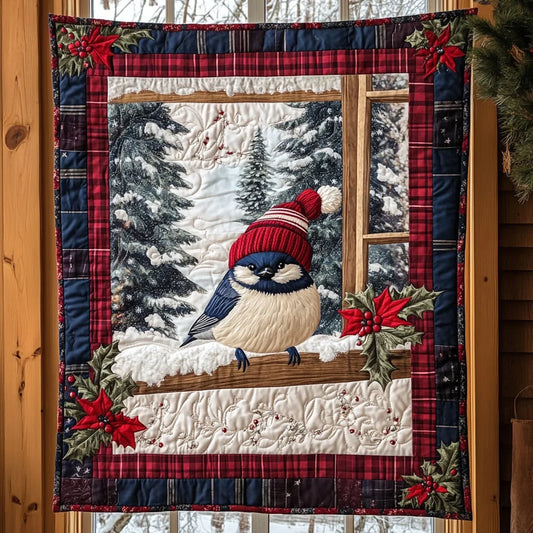 Silent Feathers Quilt Blanket