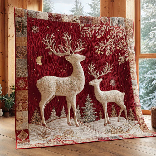 Silent Snow Quilt Blanket