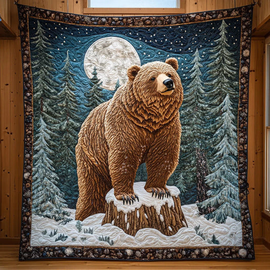 Silent Snowfall Quilt Blanket