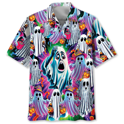 Silly Spooky Boo Hawaiian Shirt, custom shirt gift for men