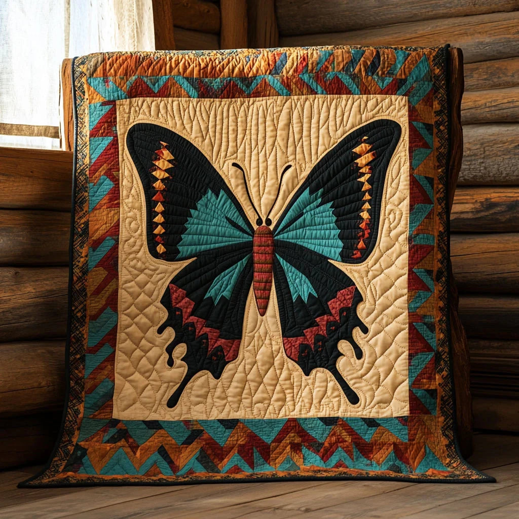Silt And Wings Quilt Blanket
