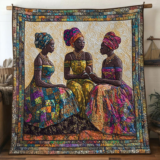 Sisterhood Woman Quilt Blanket
