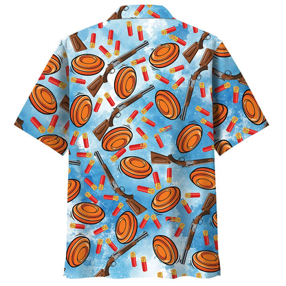 Skeet Shooting Hawaiian Shirt, custom shirt gift for men (view 3)