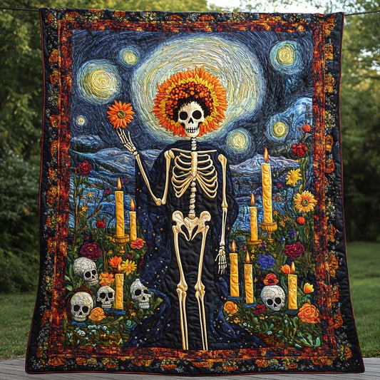 Skeleton Star Quilt Blanket