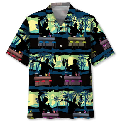 Skill Show Off Bartender Hawaiian Shirt, custom shirt gift for men (view 2)