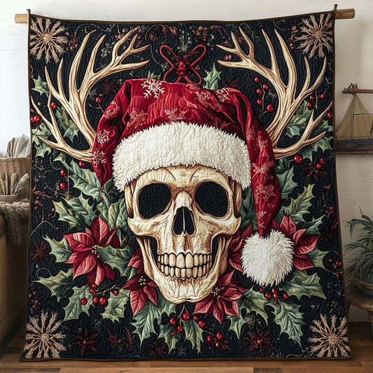 Skull Frost Magic Quilt Blanket