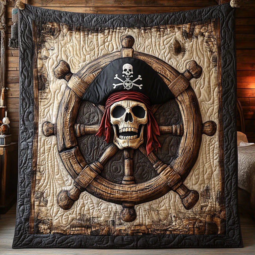 Skull Helm Quilt Blanket
