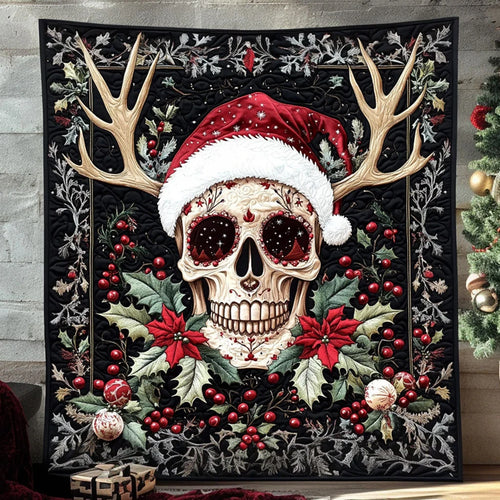 Skull Pine Crown Quilt Blanket