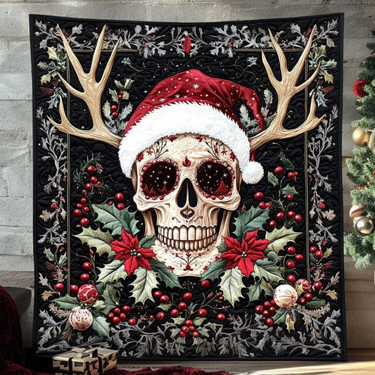 Skull Pine Crown Quilt Blanket