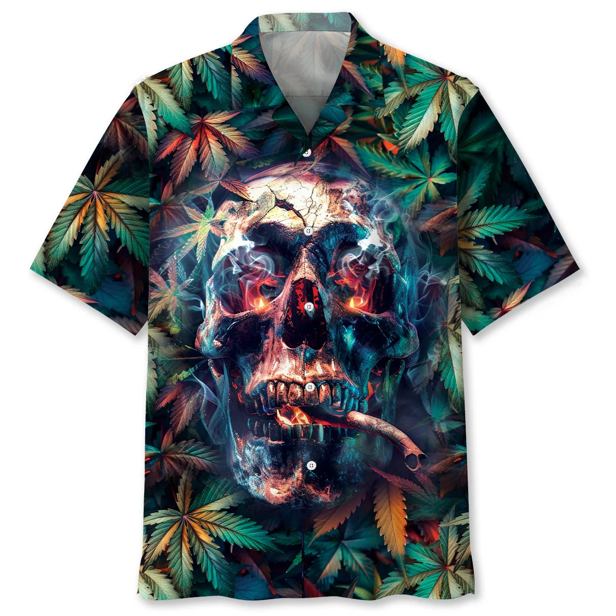 Skull Diet Hawaiian Shirt, custom shirt gift for men
