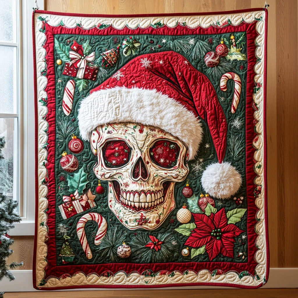 Skullmas Spirit Quilt Blanket