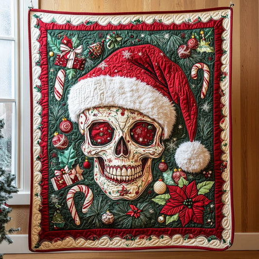 Skullmas Spirit Quilt Blanket