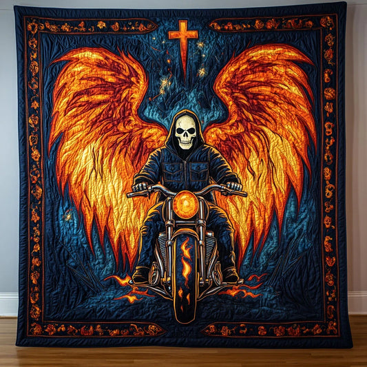 Skull's Rider Quilt Blanket