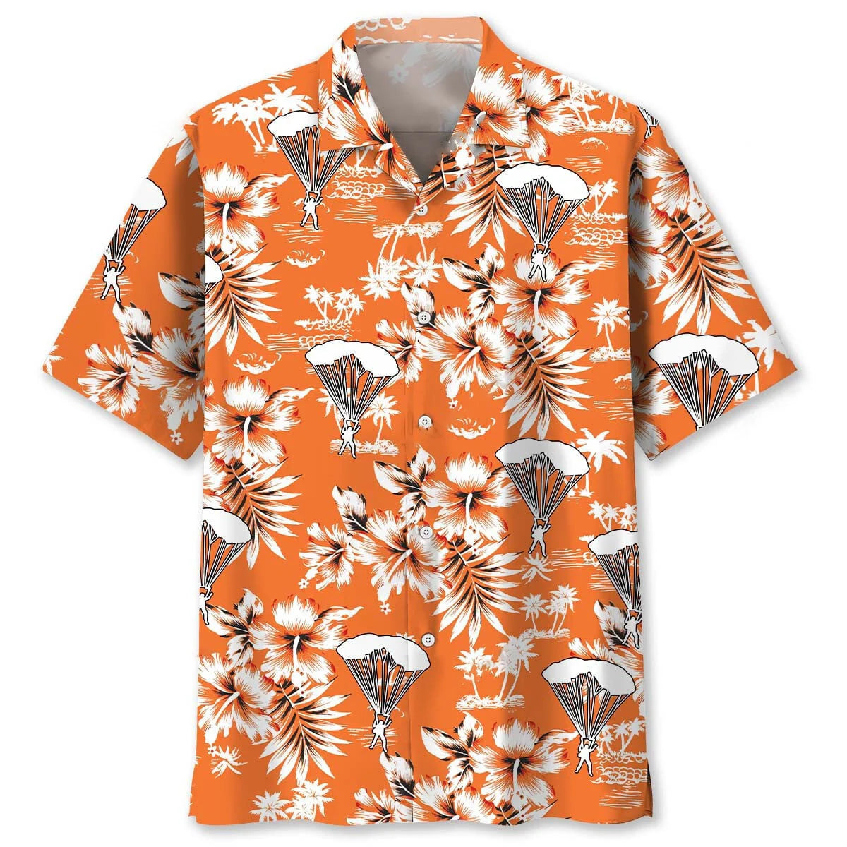 Skydiving Nature Hawaiian Shirt, custom shirt gift for men (view 4)