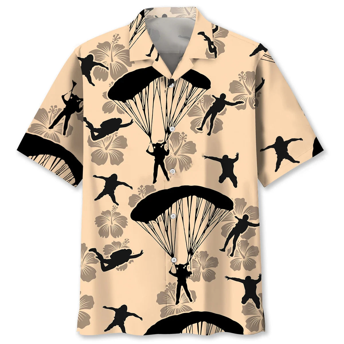 Skydiving Skydiver Hawaiian Shirt, custom shirt gift for men