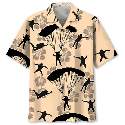Skydiving Skydiver Hawaiian Shirt, custom shirt gift for men