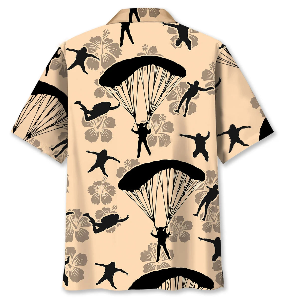 Skydiving Skydiver Hawaiian Shirt, custom shirt gift for men (view 3)