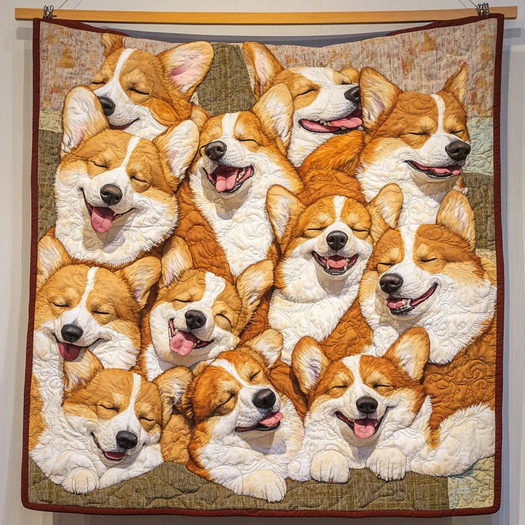 Sleeping Together Quilt Blanket