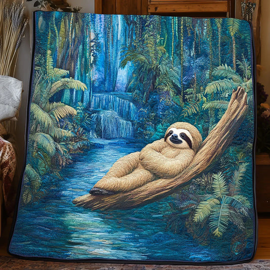 Sloth Chill Quilt Blanket